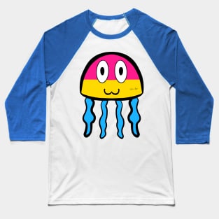 Pansexual Pride Jellfish Baseball T-Shirt